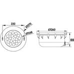        .  Pool King N607V, LED, 30 , RGB 2 ., 12 AC