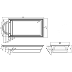    Ocean standart  8538 8.5x3.85x1.5  : 