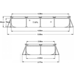    INTEX Rectangular Frame 28273/58982, 45022084 